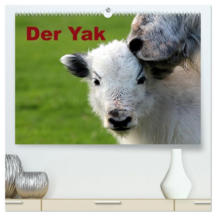 Produktbild: Der Yak (hochwertiger Premium Wandkalender 2026 DIN A2 quer), Kunstdruck in Hochglanz