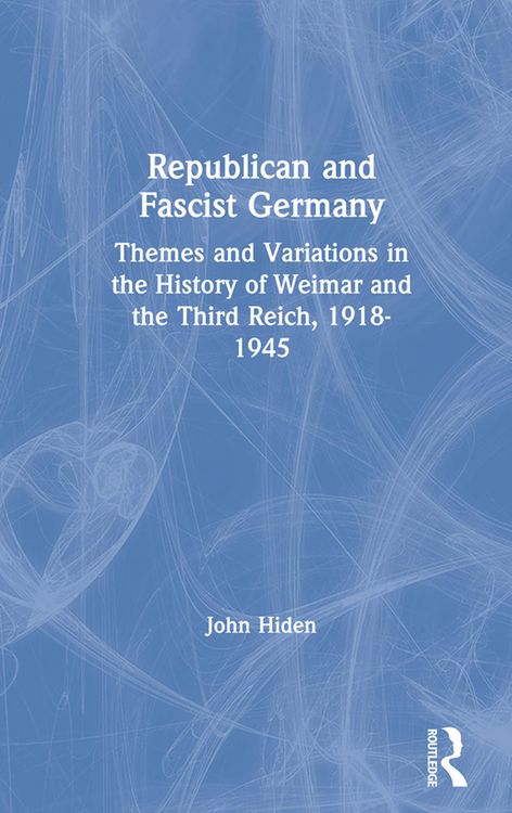 Produktbild: Republican and Fascist Germany