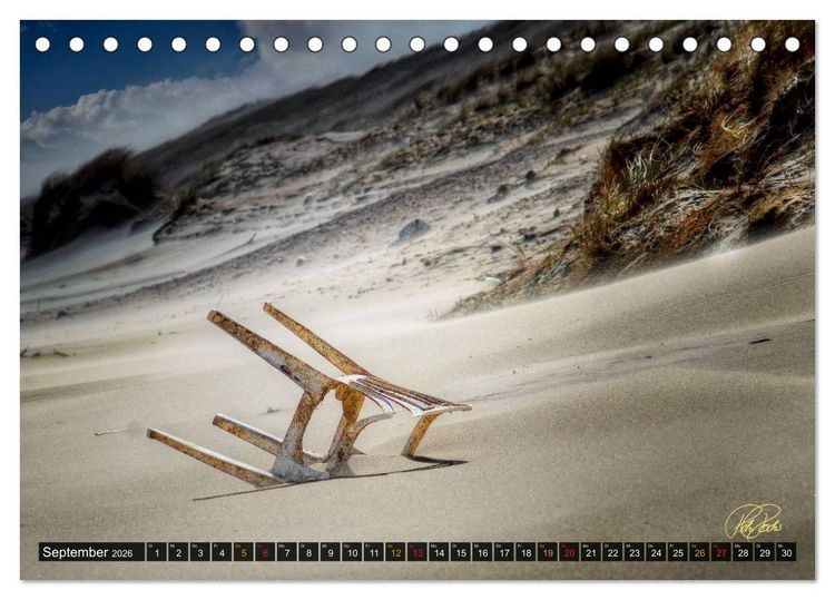 Produktbild: Nordsee-D&uuml;nen (Tischkalender 2026 DIN A5 quer), CALVENDO Monatskalender