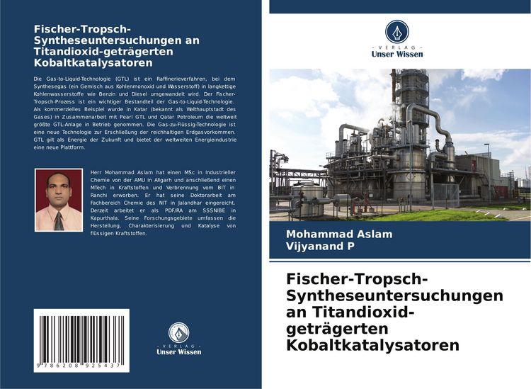 Produktbild: Fischer-Tropsch-Syntheseuntersuchungen an Titandioxid-getr&auml;gerten Kobaltkatalysatoren