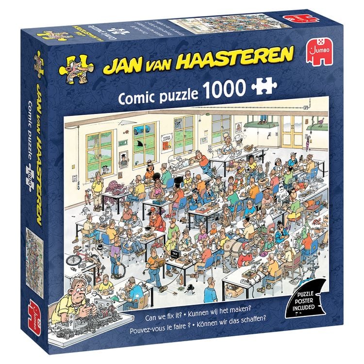 Produktbild: Jan van Haasteren - K&ouml;nnen wir das schaffen? Puzzle 1000 Teile
