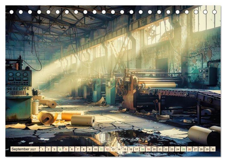 Produktbild: Lost Places &ndash; Stille Zeugen der Vergangenheit (Tischkalender 2027 DIN A5 quer), CALVENDO Monatskalender