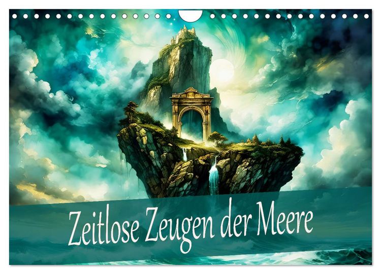 Produktbild: Zeitlose Zeugen der Meere (Wandkalender 2026 DIN A4 quer), CALVENDO Monatskalender
