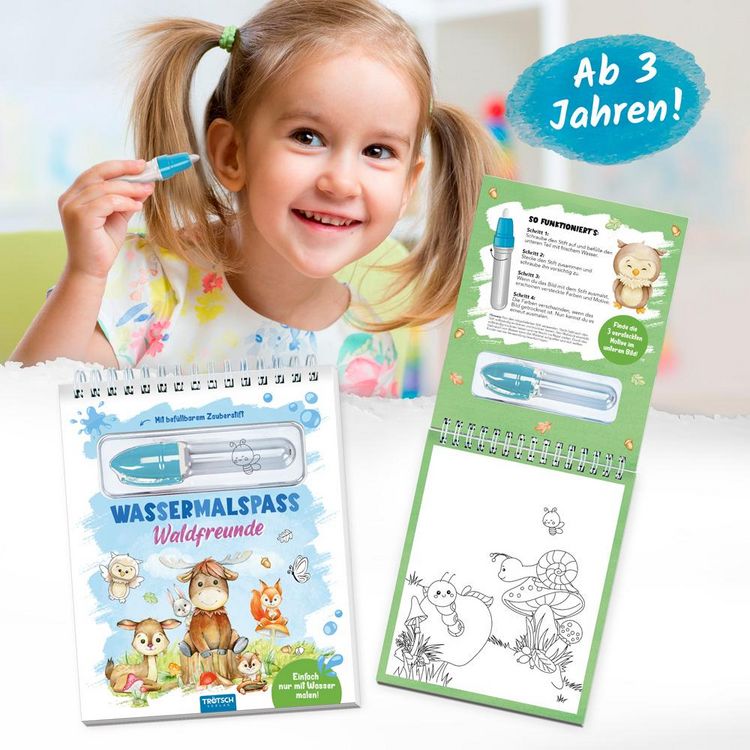 Produktbild: Tr&ouml;tsch Wassermalspa&szlig; mit Zauberstift Waldfreunde