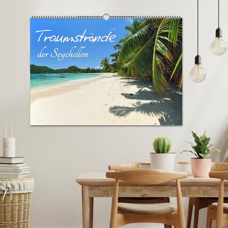 Produktbild: Traumstr&auml;nde der Seychellen (Wandkalender 2026 DIN A2 quer), CALVENDO Monatskalender