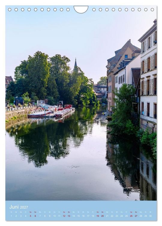 Produktbild: Zeitloses Strasbourg. Kan&auml;le, Fachwerk und els&auml;ssisches Flair (Wandkalender 2027 DIN A4 hoch), CALVENDO Monatskalender