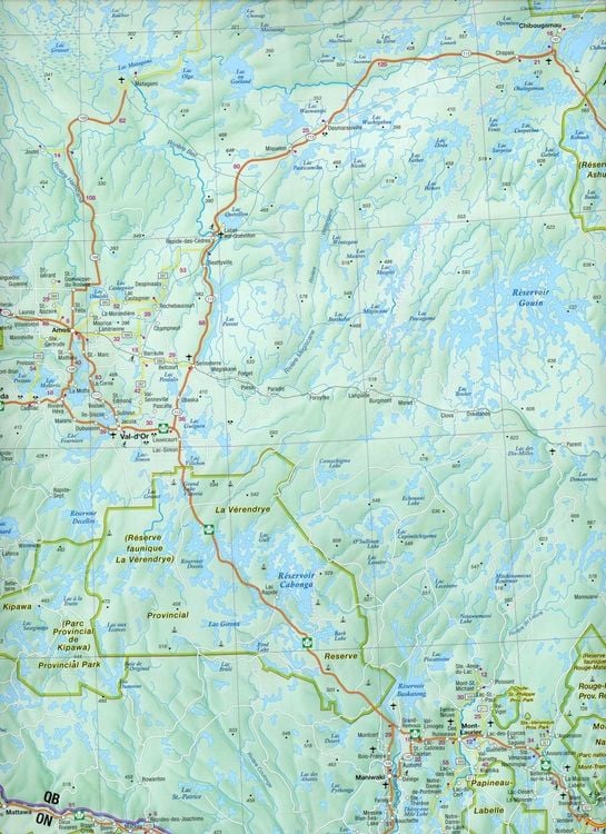 Produktbild: Kanada ( Canada) Ost 1 : 1 500 000 / Hildebrand's Urlaubskarte