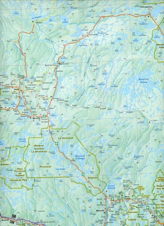 Produktbild: Kanada Ost/Hildebrands Urlaubskarte