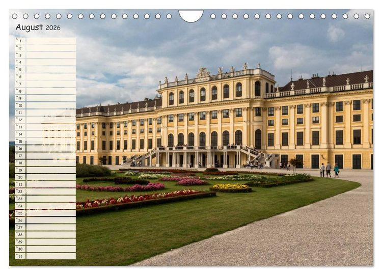 Produktbild: Wien f&uuml;r Liebhaber und Interessierte (Wandkalender 2026 DIN A4 quer), CALVENDO Monatskalender