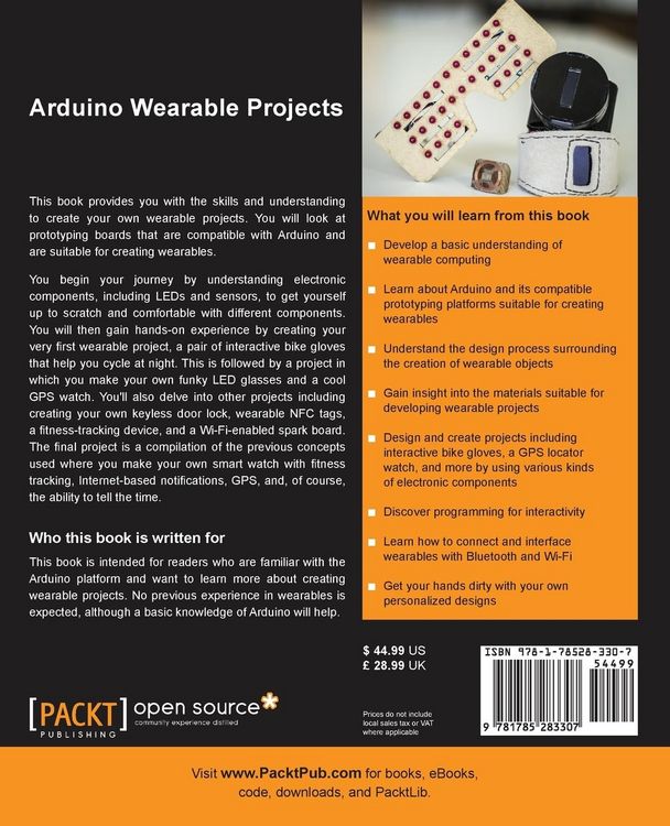 Produktbild: Arduino Wearable Projects