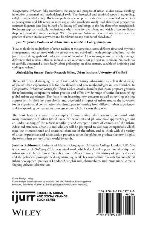 Produktbild: Comparative Urbanism