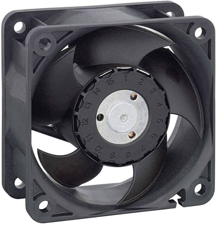Produktbild: EBM Papst 624L Axiall&uuml;fter 24 V/DC 21 m&sup3;/h (L x B x H) 25 x 60 x 60mm