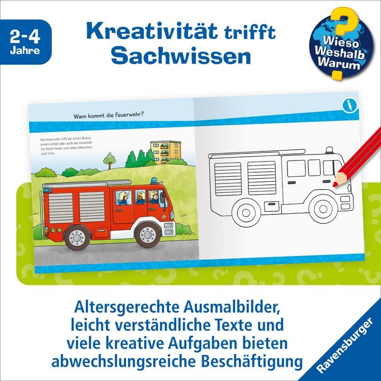 Produktbild: Wieso? Weshalb? Warum? junior AKTIV - Feuerwehr