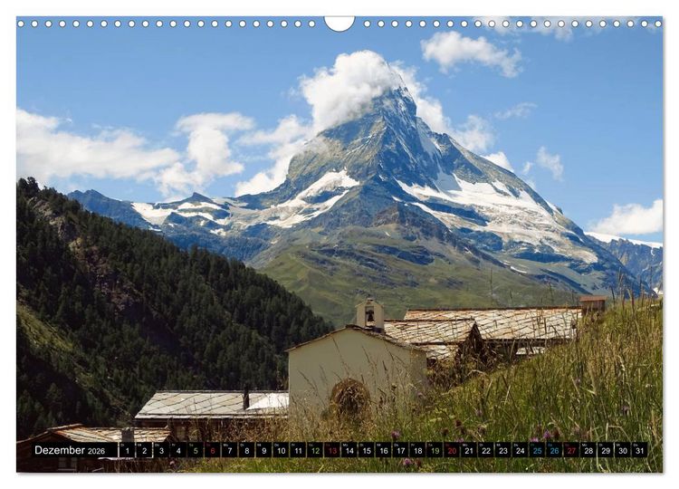 Produktbild: Und ewig lockt das Matterhorn (Wandkalender 2026 DIN A3 quer), CALVENDO Monatskalender