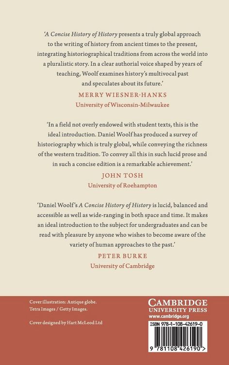 Produktbild: A Concise History of History