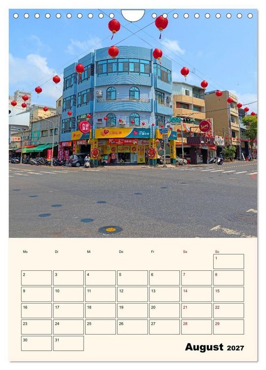 Produktbild: Taiwan &ndash; Traumreise durch Asiens Geheimtipp (Wandkalender 2027 DIN A4 hoch), CALVENDO Monatskalender