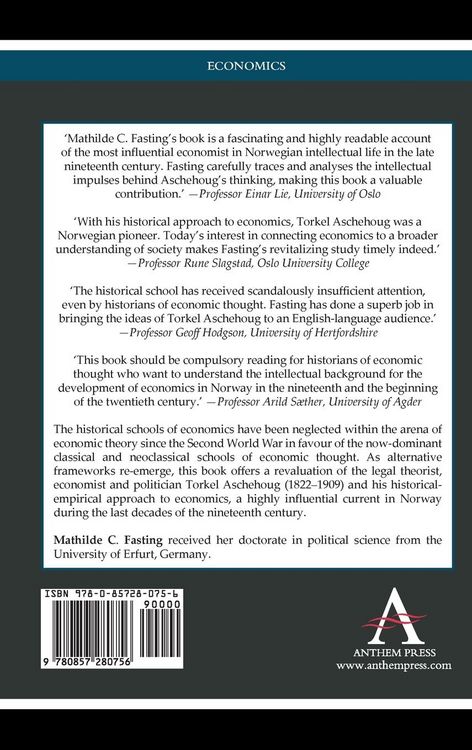 Produktbild: Torkel Aschehoug and Norwegian Historical Economic Thought
