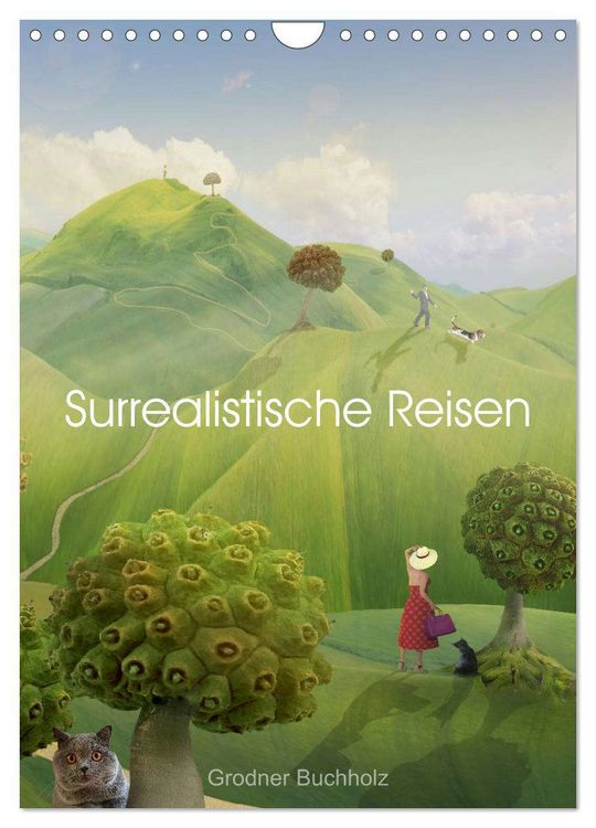Produktbild: Surrealistische Reisen (Wandkalender 2026 DIN A4 hoch), CALVENDO Monatskalender
