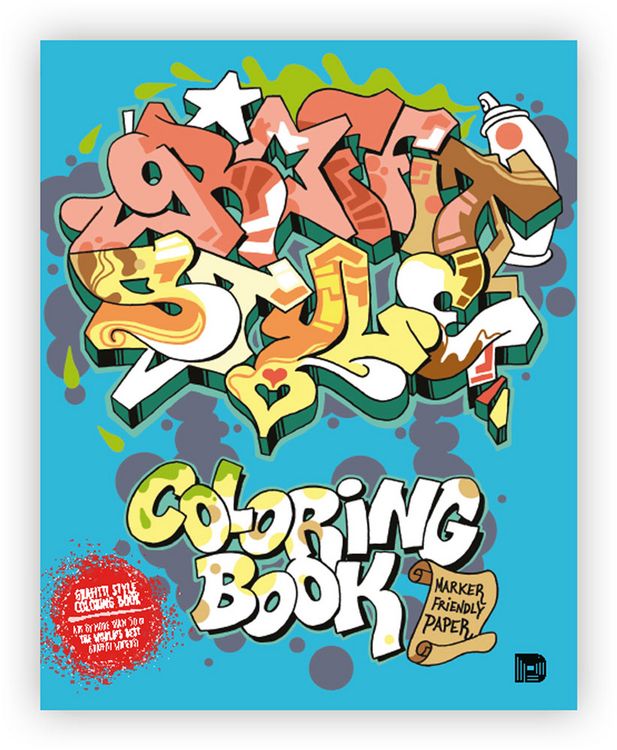 Produktbild: Graffiti Style Coloring Book