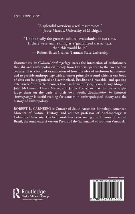 Produktbild: Evolutionism In Cultural Anthropology