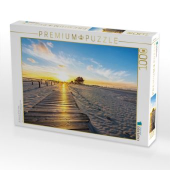 Produktbild: CALVENDO Puzzle Der Strand von St. Peter-Ording | 1000 Teile Lege-Gr&ouml;&szlig;e 64x48cm Foto-Puzzle f&uuml;r gl&uuml;ckliche Stunden