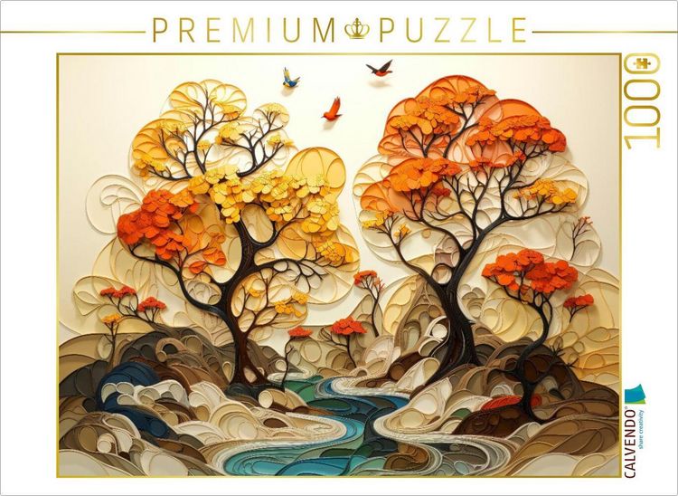 Produktbild: CALVENDO Puzzle Baum Kunst | 1000 Teile Lege-Gr&ouml;&szlig;e 64x48cm Foto-Puzzle f&uuml;r gl&uuml;ckliche Stunden