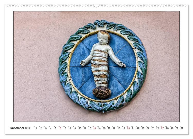Produktbild: Fassadenkunst im Roten Wien (Wandkalender 2026 DIN A2 quer), CALVENDO Monatskalender