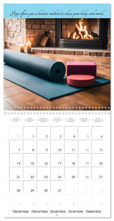 Produktbild: Your spa days at home - Creative AI ideas for home wellness (Wall Calendar 2026 12 &times; 12 Inch) CALVENDO 12 Month Wall Calendar