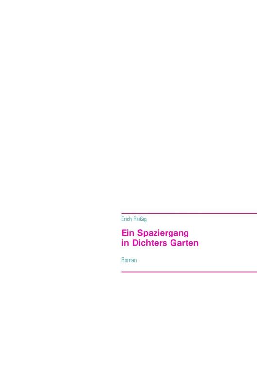Produktbild: Ein Spaziergang in Dichters Garten