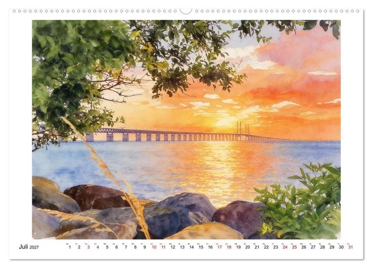 Produktbild: Schweden - Weites Land (Wandkalender 2027 DIN A2 quer), CALVENDO Monatskalender