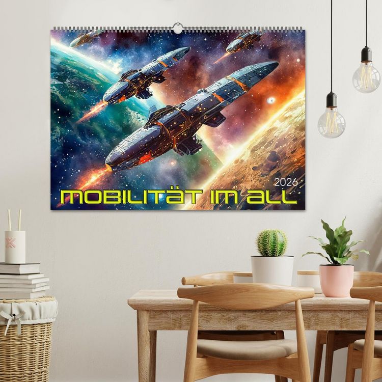 Produktbild: Mobilit&auml;t im All (Wandkalender 2026 DIN A2 quer), CALVENDO Monatskalender