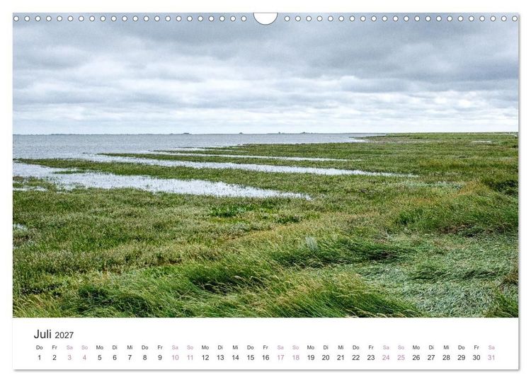 Produktbild: Hamburger Hallig - Der Weg ist das Ziel (Wandkalender 2027 DIN A3 quer), CALVENDO Monatskalender