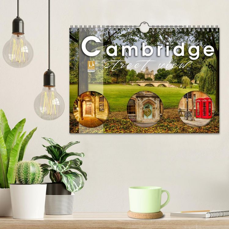 Produktbild: Cambridge street view (Wandkalender 2026 DIN A4 quer), CALVENDO Monatskalender