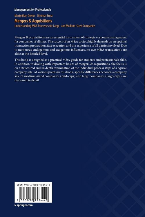 Produktbild: Mergers & Acquisitions