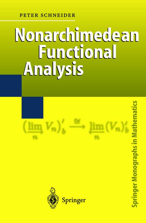 Produktbild: Nonarchimedean Functional Analysis
