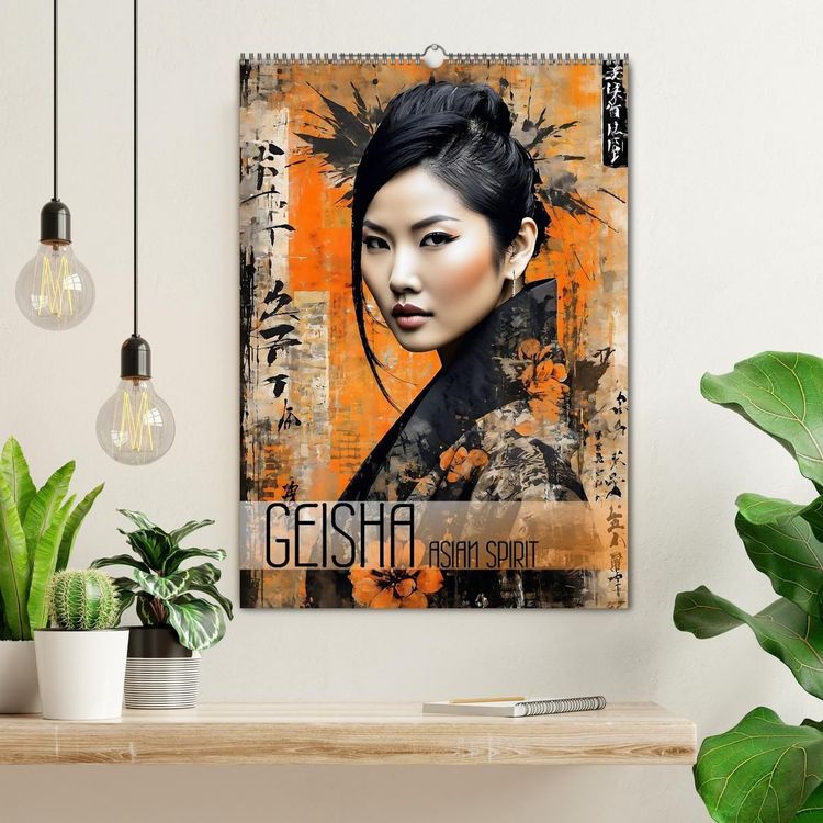 Produktbild: Geisha - Asian Spirit (Wandkalender 2027 DIN A2 hoch), CALVENDO Monatskalender