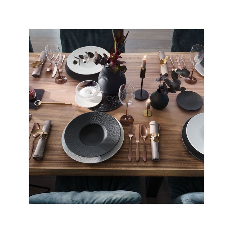 Produktbild: Villeroy & Boch Manufacture Italian Set White & Black
