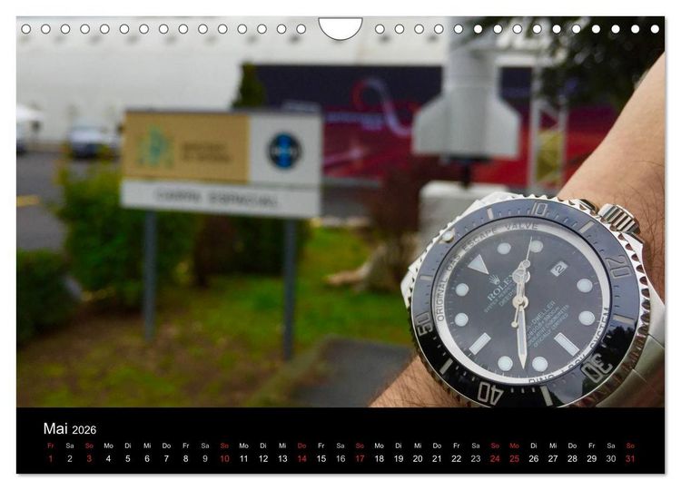 Produktbild: Armbanduhren reisen um die Welt (Wandkalender 2026 DIN A4 quer), CALVENDO Monatskalender