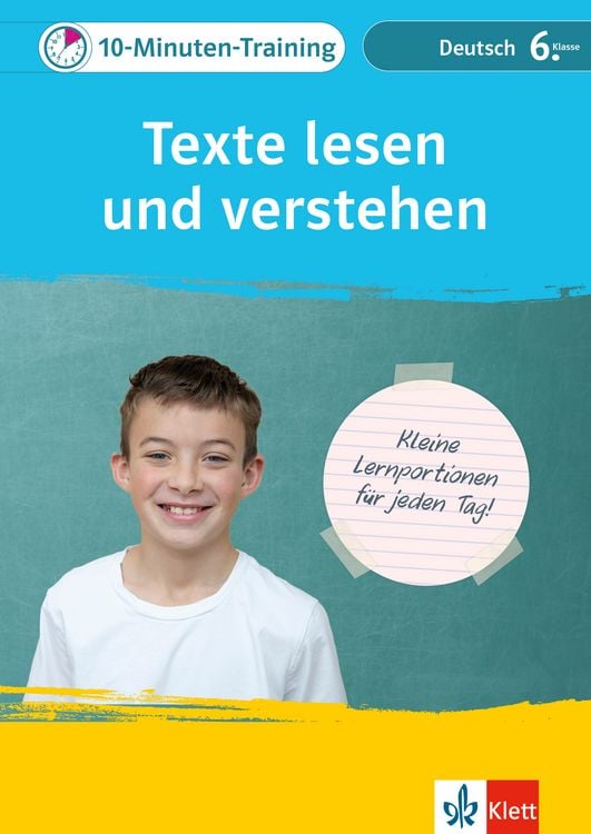 Produktbild: Klett 10-Minuten-Training Deutsch Texte lesen und verstehen 6. Klasse