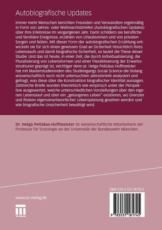 Produktbild: Autobiografische Updates