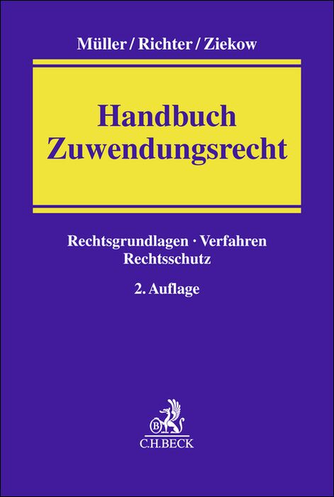 Produktbild: Handbuch Zuwendungsrecht