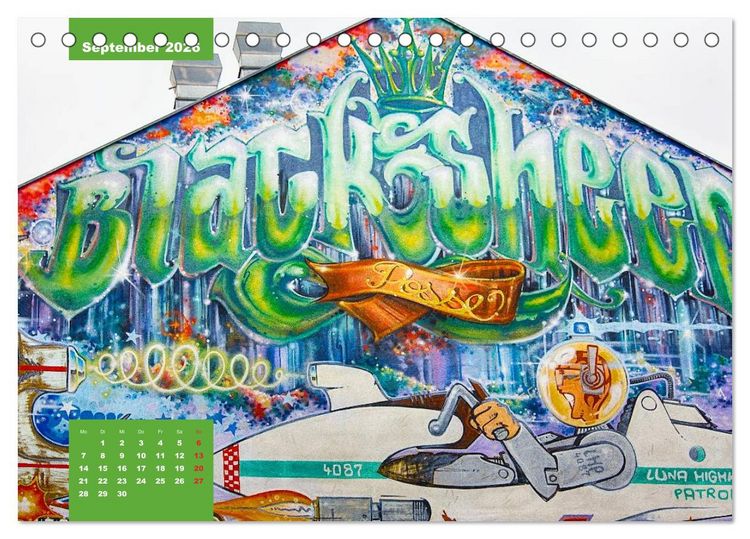 Produktbild: Graffiti (Tischkalender 2026 DIN A5 quer), CALVENDO Monatskalender