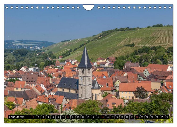 Produktbild: Weinlagen in Franken (Wandkalender 2026 DIN A4 quer), CALVENDO Monatskalender