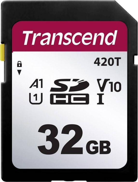 Produktbild: Transcend TS32GSDC420T SD-Karte Industrial 32GB v30 Video Speed Class