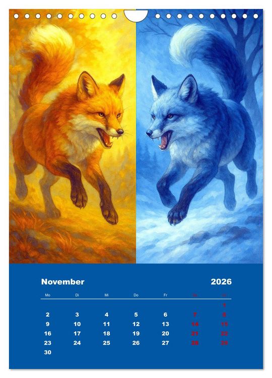 Produktbild: Spiegelwildnis (Wandkalender 2026 DIN A4 hoch), CALVENDO Monatskalender