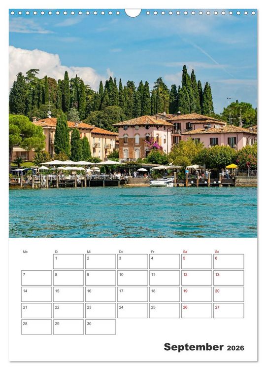 Produktbild: Sirmione - Reiseplaner (Wandkalender 2026 DIN A3 hoch), CALVENDO Monatskalender