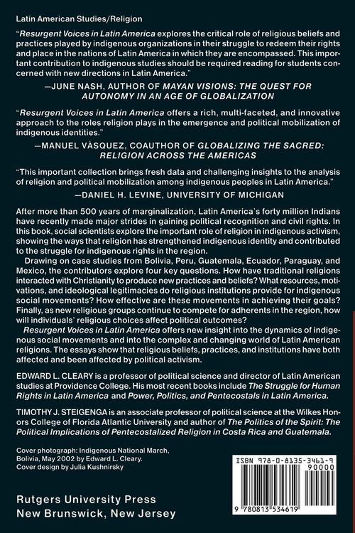 Produktbild: Resurgent Voices in Latin America