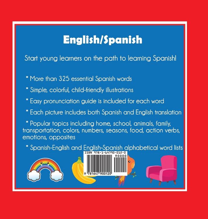 Produktbild: English Spanish Picture Dictionary