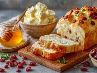 Produktbild: CALVENDO Puzzle Mmmh, s&uuml;&szlig;, saftig, f&uuml;r Genie&szlig;er - Rosinenbrot | 1000 Teile Lege-Gr&ouml;&szlig;e 64x48cm Foto-Puzzle f&uuml;r gl&uuml;ckliche Stunden