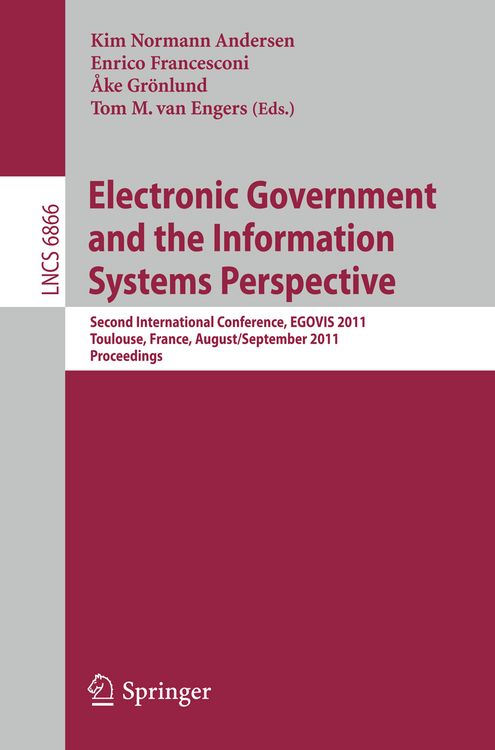 Produktbild: Electronic Government and the Information Systems Perspective